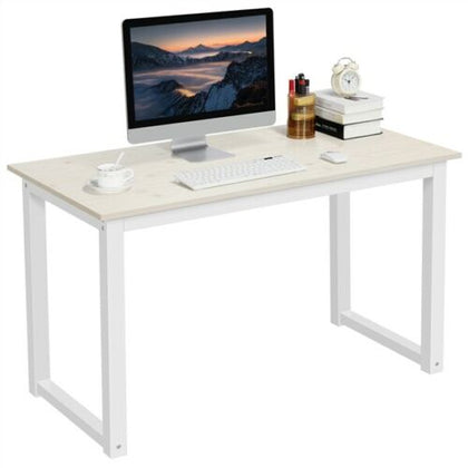 Home Office Study Corner Desk Computer PC Writing Table WorkStation Wooden Metal