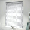 Faux Wood Wooden Venetian Blinds Blind With Tapes 50mm Slats White Fittings Inc
