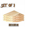 Set Of 3 Natural Wood Corner Shelves / Shelf / Pine Shelf / Floating Shelf 3SIZE