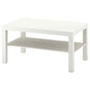 Coffee Sofa Table Separate Shelf Home Office Furniture 90x55cm
