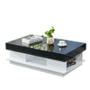 High Gloss Sliding Top Tea Coffee Table Storage Drawer Unit Modern Living Room