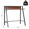 Vintage Writing Desk Pc Laptop Study Office Table Industrial Small Furniture