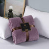 Luxury Popcorn Throws Double & King Size Cuddly Cosy Warm Blanket For Sofa,Bed