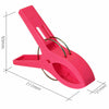 4Pcs Plastic Towel Hanging Clips Clothes Pins Beach Pegs Quilt Sunbed Socks Clip