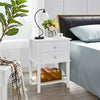 1PC / 2PCs Nightstand Table Bedside Table 2 Drawers Bedside Cabinet Storage Unit