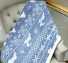 Luxury Union Jack USA Flag Cosy Fleece Sofa Bed Blanket Throw Sherpa Faux Fur