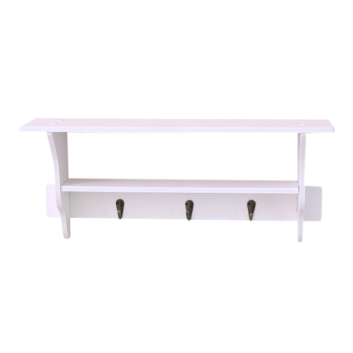 Rustic Floating Shelves Wall Mounted WPC Wall Storage Rack Display Kitchen Decor