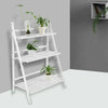 Balcony Wooden 3 Tier Flower Plant Pot Display Stand Patio Shelf Storage Rack