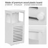 Modern Bathroom Furniture Cabinet Wood Corner Shelf Cupboard Storage Unit 80cm