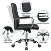 Swivel Computer Desk Chair Executive Office Chair PU Leather Task Chair