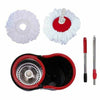 360° Rotating Spin Mop and Bucket Set with 2 Mircofibre Heads Super Absorbent