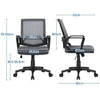 Executive Desk Chair Mesh Office Chair Computer Ergonomic with Lumbar Support