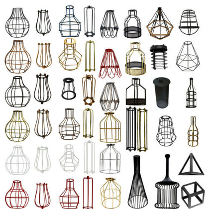 Retro Pendant Lighting Wire Cage Shade Vintage Industrial Modern Loft Light UK