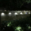 4x Super Bright LED Solar Powered Wall Light Door Fence Outdoor Garden Lighting