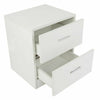 Bedroom Bedside Table Nightstand Cabinet Chest of 2 Drawer Home Furniture Modern