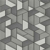 NEW LUXURY ERISMANN LEVANTE 3D GEOMETRIC TEXTURED EMBOSSED BLOWN VINYL WALLPAPER