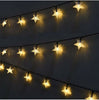 Solar Powered Fairy String LED Lights Waterproof Star Decor Party Garden Outdoor