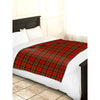 Tartan Check Polar Fleece Throw Blanket Picnic Beach Park Travel 120cm x 150cm