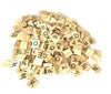 200 Wooden Scrabble Tiles Black Letters Numbers For Crafts Wood Alphabets
