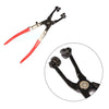 9PC Hose Clamp Clip Plier Set Swivel Jaw Flat Angled Band Automotive Tool Kit