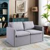 Sofa Set 2 Seater Fabric Couch Settee Suite Luxury Upholstered Seat