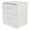 Bedroom Bedside Table Nightstand Cabinet Chest of 2 Drawer Home Furniture Modern