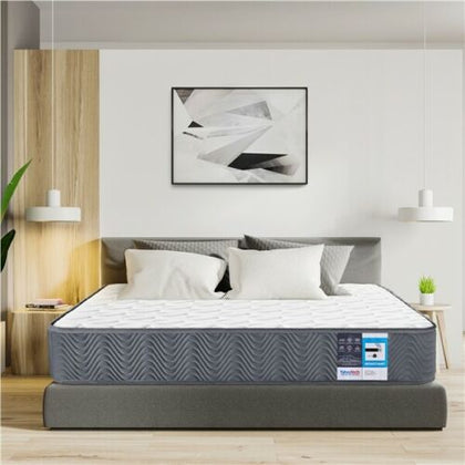 Double Bed Mattress 4 ft 6 Pocket Sprung Orthopaedic Mattress Medium Firm Grey