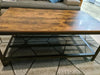 Industrial Coffee Table Vintage Retro Living Room Furniture Steel Frame Side End