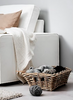 Rattan Storage Baskets Kitchen Hamper Bathroom Bedroom Handy Tidy Organiser