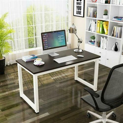PC Computer Desk Writing Study Table Office Home Workstation Wooden & Metal