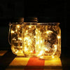 1/3/6Pack Solar Mason Jar Lid String Fairy Lights Outdoor Garden Lamps Decor UK