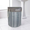 LAUNDRY DIAMANTE WASHING DIRTY CLOTHES BASKET BIN FOLDABLE STORAGE BAG HAMPER