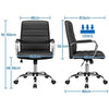Swivel Computer Desk Chair Executive Office Chair PU Leather Task Chair