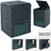 300L Composter Bin - Organic Eco Waste Compost Converter Garden Bin 300 Litre