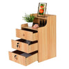 Simples End Table Bedroom Nightstand Coffee Table 3 Drawer With Lock Cabinet