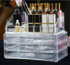 3 Drawer Cosmetic Organiser Makeup Jewellery Acrylic Storage Case Box Clear Tray