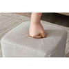 Fabric Rest Stool Wooden Footstool Chair Ottoman Rest Padded Top Pouffe Square