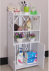 White Wood Bathroom Storage Cabinet Cupboard Bedroom Storage Unit Free Standing