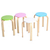 Premier Natural Round Wooden Modern High Quality Home Office Interior Stool