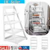 4 Tier Shelf Ladder Shelving Unit Display Stand Home Storage Rack UK NEW