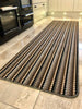 New Machine Washable Non Slip Mat Modern Colours Striped Kitchen Utility Runner