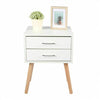 White Bedside Table Cabinets End Side Tables Modern Bedroom Storage Cabinet