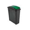 Plastic Recycling Bins Touch Top Recycle Dust Waste Pet Food Kitchen Pedal Bin