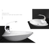 Modern Bathroom Basin Sink Mixer Taps Mono Waterfall Tap Cloakroom Faucet Brass