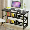Ladder Computer Desk with Shelves Small Workstation Home Office PC Table Laptop