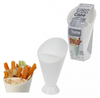 2 4 6 2pc Snack Dish Removable Dip Dish Chips Cone stand Fries Vegetable Holder