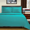 Plain Dyed Percale Duvet Quilt Cover Bedding Set Pillow Case Single Double King
