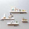 WOODEN FLOATING SHELF SHELVES KIT WALL MOUNTED DISPLAY UNIT HOME OFFICE BATHROOM