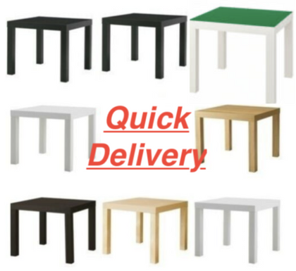 Side Table End Display 55cm Square Small Coffee Table Office Bedroom IKEA LACK