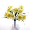 ARTIFICIAL SILK FLOWERS SMALL DAFFODIL BUNCH Wedding Home Outdoor